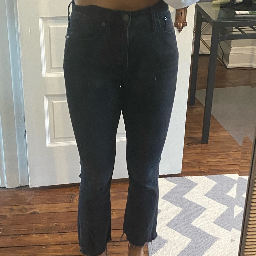Madewell high waist cali Demi boot jeans